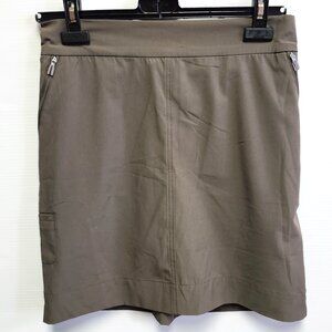 Renuar Women's Olive Green Skort W/Pockets Size XS